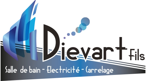 Logo de l'entreprise Dievart Fils spécialiste de la salle de bain, le carrelage et l'électricité dans le Nord