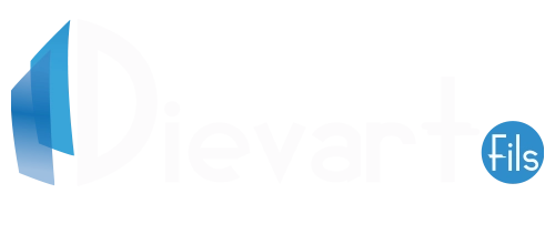 Logo 2026 blanc de l'entreprise Dievart Fils